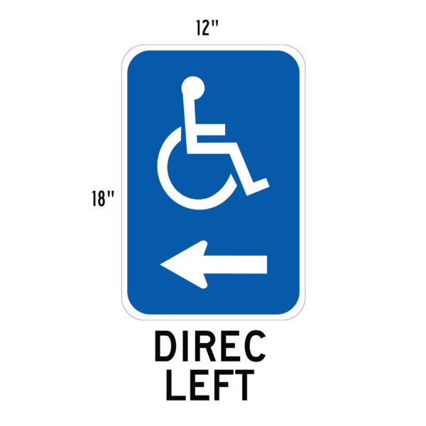 ADA SIgn Direct Left