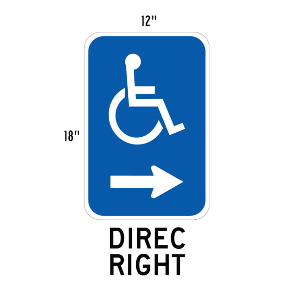 ADA SIgn Direct Right