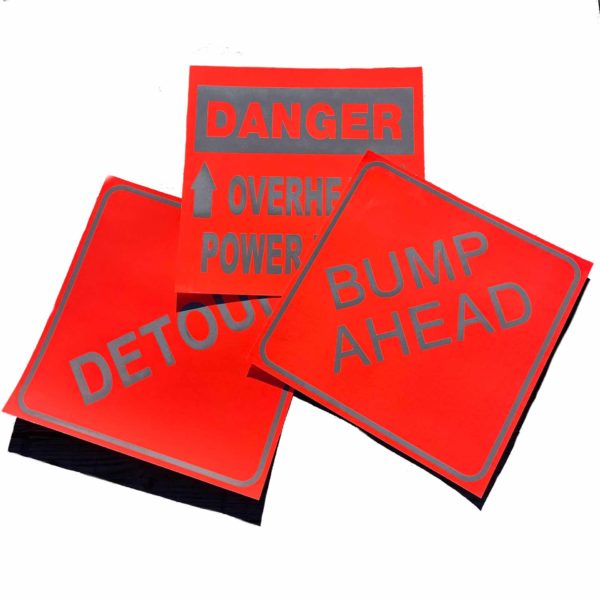 Road Signs - Danger, Detour, Bump Ahead