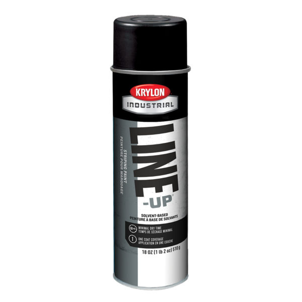 LINE-UP Solvent-Based Pavement Striping Paint, Cover-Up Black