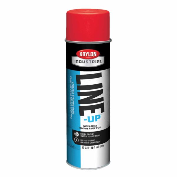 Krylon® Industrial Line-Up® Athletic Field Striping Aerosol Paint Athletic Scarlet