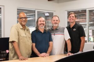 Traffic Control Plan Department (left to right) Cardel Daniels, Jason Beane, Paul Terrebonne, Peter Iliff