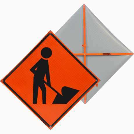 Temporary collapsible Signs and stands