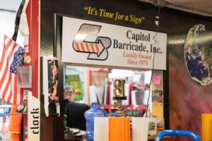 capitol barricade sign traffic control equipment rentals near me
