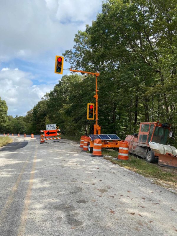Trailer-Mounted Traffic Signals