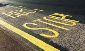 Bus Stop Road Stencils