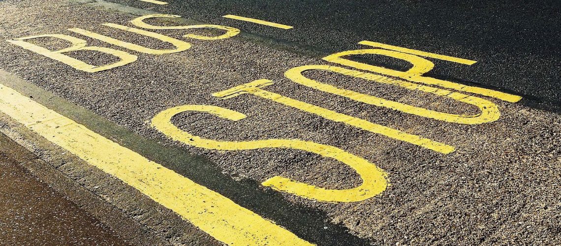 Bus Stop Road Stencils