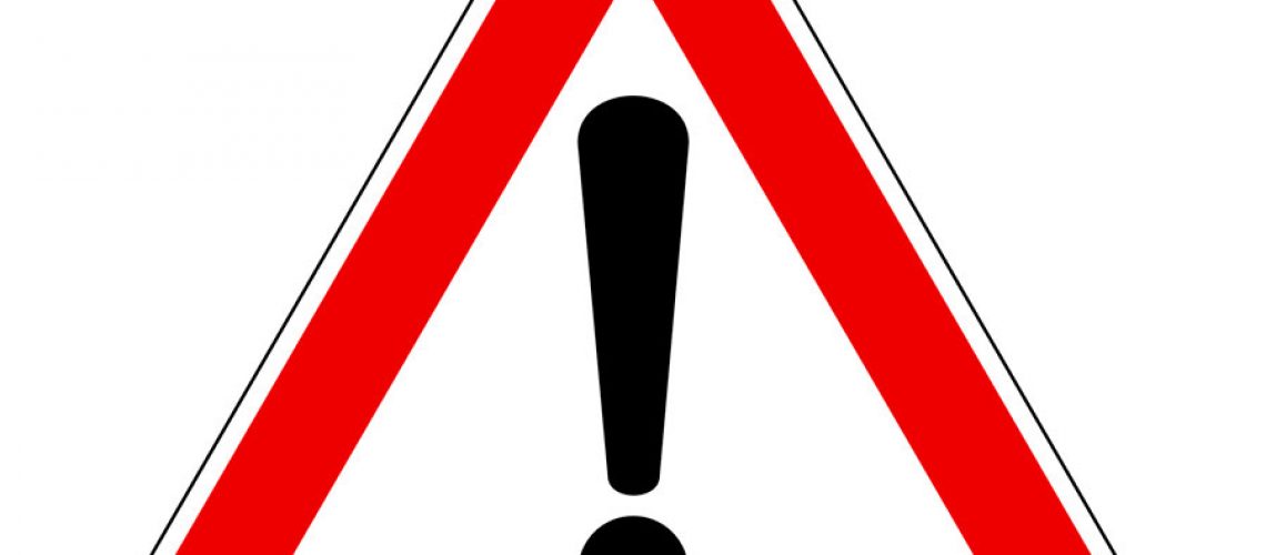 Exclamation Point Warning Sign