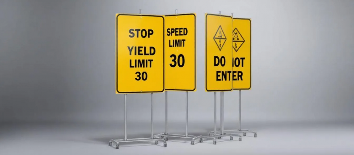 Roll Up Traffic Control Signs