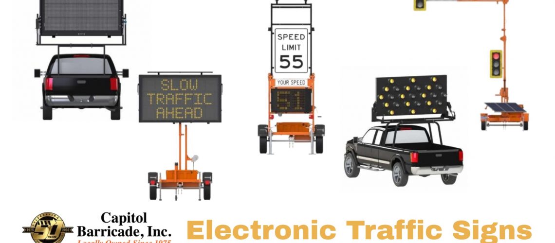 Capitol Barricade Electronic Traffic signs for rent or sale sacramento ca