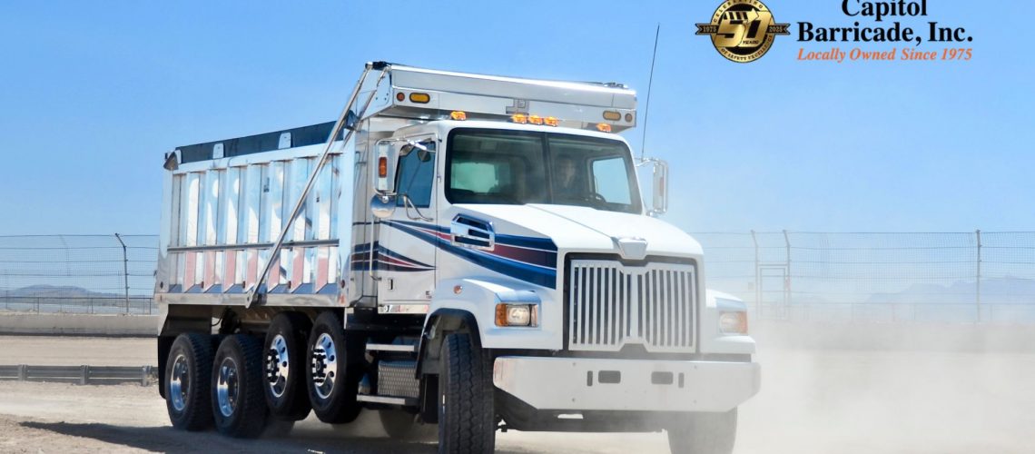 fleet work vehicle in the hot sun