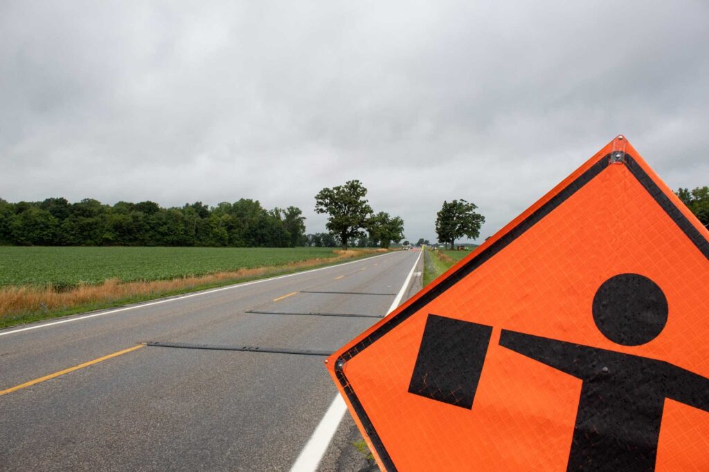 Portable Rumble Strips for Road Safety
