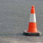 Traffic Cone In Use