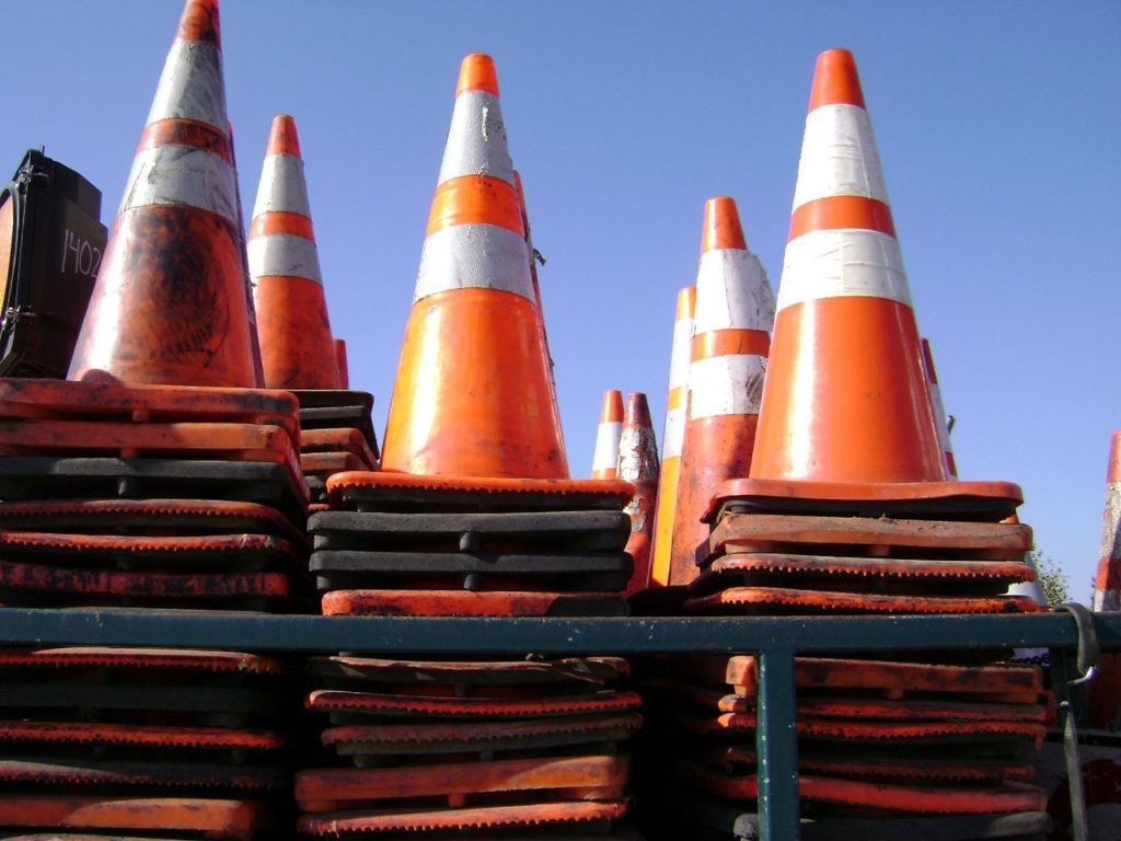 roadcones Capitol Barricade