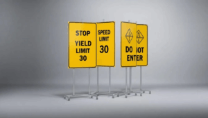 Roll Up Traffic Control Signs