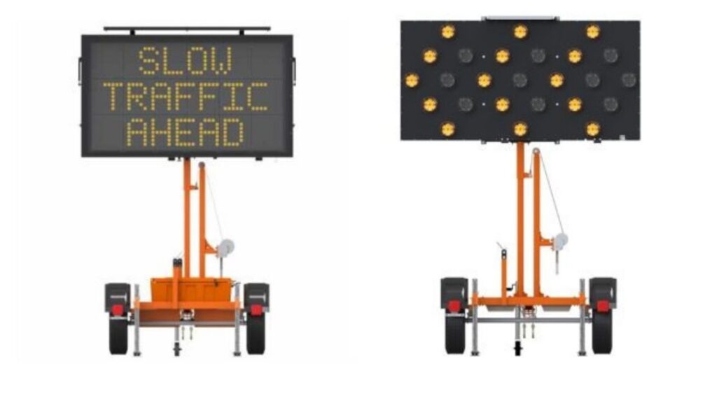 changeable message board vs arrow board rentals california