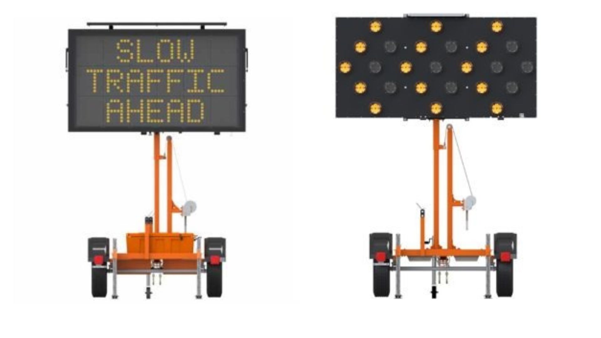 changeable message board vs arrow board rentals california
