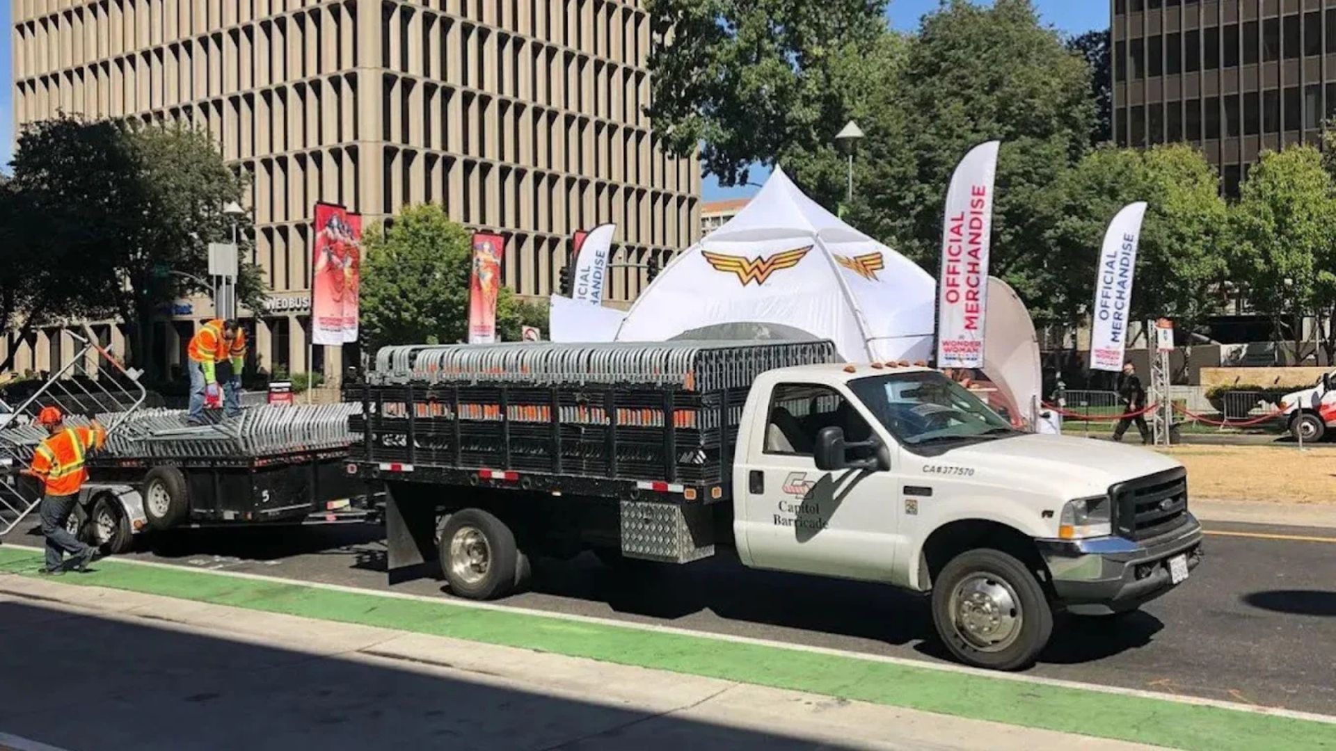 capitol barricade fleet vehicle with branding