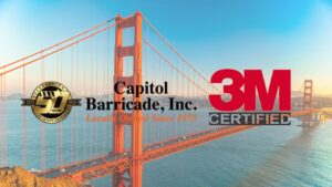Capitol Barricade logo with 3M certified installer logo