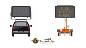 truck mounted message board vs portable trailer mounted message board