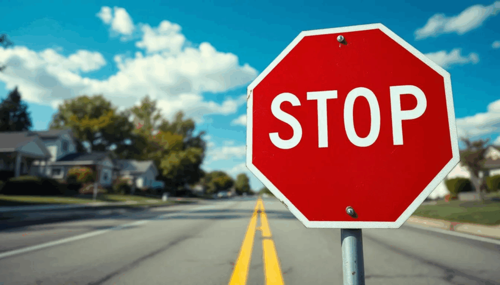 Stop Road Signage