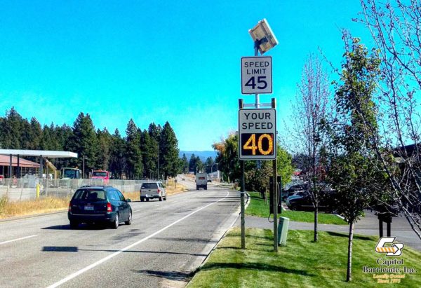 Electronic Road Sign - Speed Limit